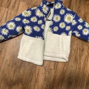 Cat & jack floral Sherpa xs4/5